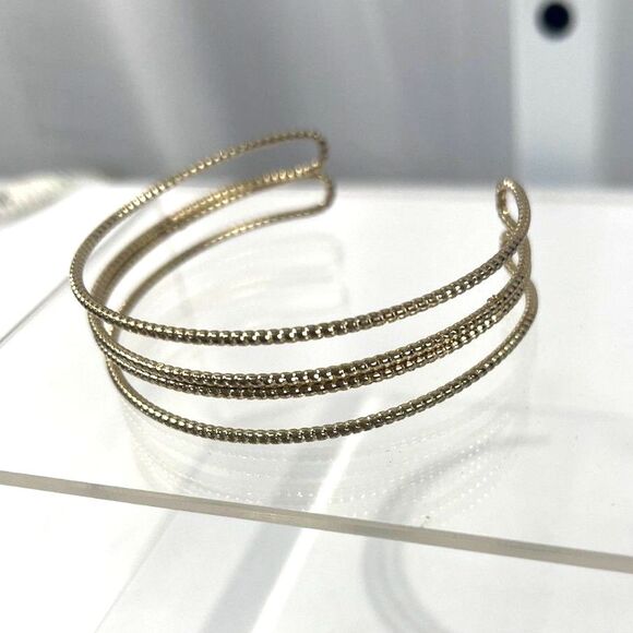 Gorgeous Gold Cuff Bracelet- Petite - Picture 10 of 10